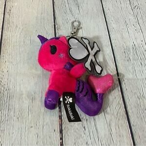 Tokidoki Purple and Pink Keychain Plush